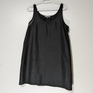 Jennifer Glasgow Tunic Length Tank Black Size Large